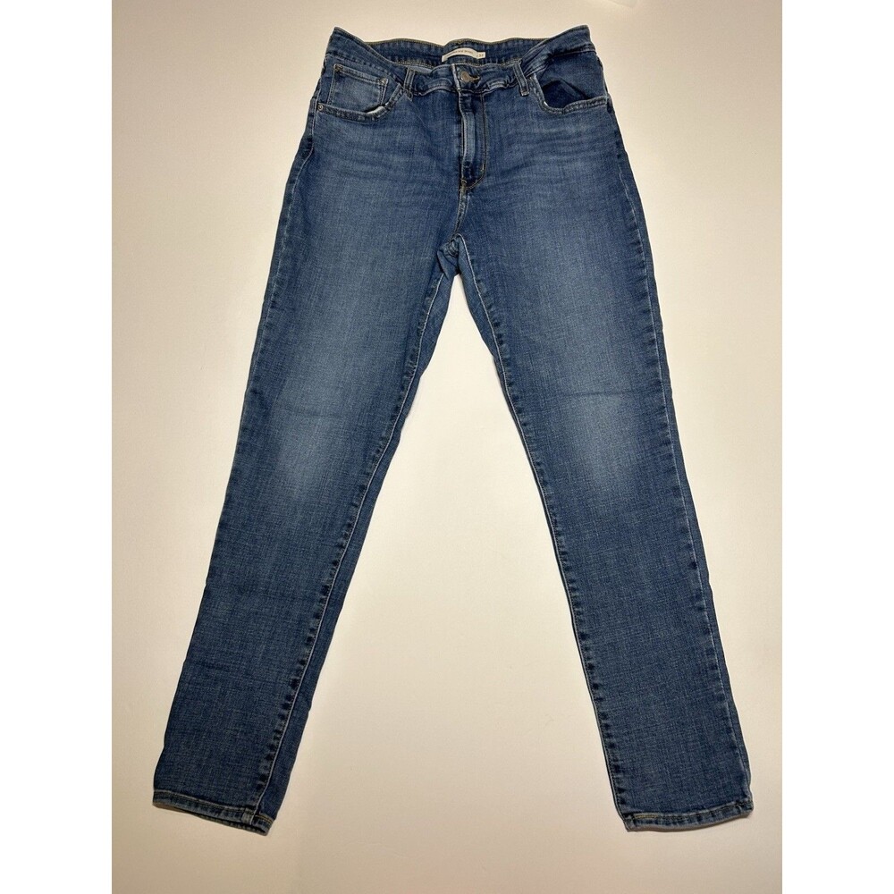 Levi's 721 Women's High Rise Skinny Jeans Medium Wash Stretch Denim Size 32X30